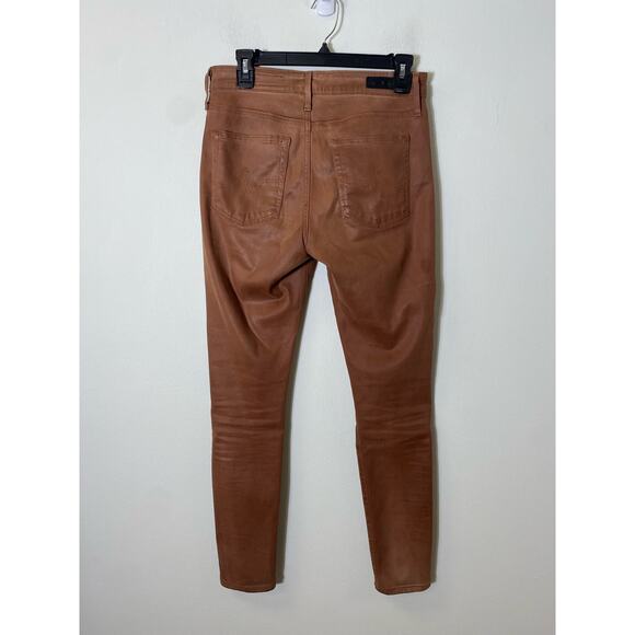AG Los Angeles Brown Jeans Style Ankle Pants Sz 28 - Picture 2 of 4